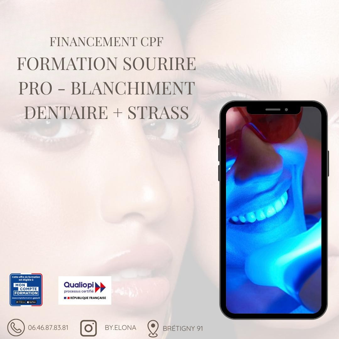 Formation Sourire Pro - Blanchiment + Strass (CPF)