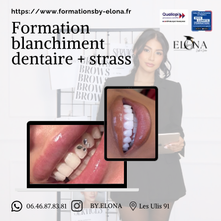 Formation Blanchiment Dentaire + Pose de Strass