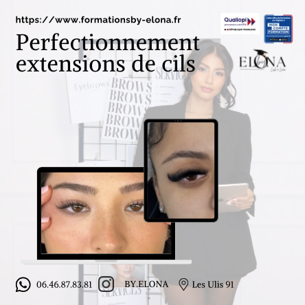 Formation Perfectionnement 1 jour – Extensions de Cils