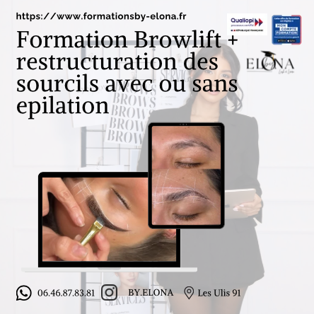 Formation Browlift + Restructuration avec et sans épilation (CPF)
