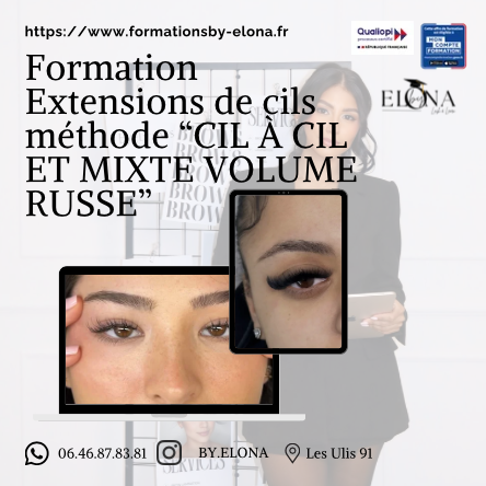 Formation 2 jours Intensive Cils – Cil à Cil & Volume Russe + mixte