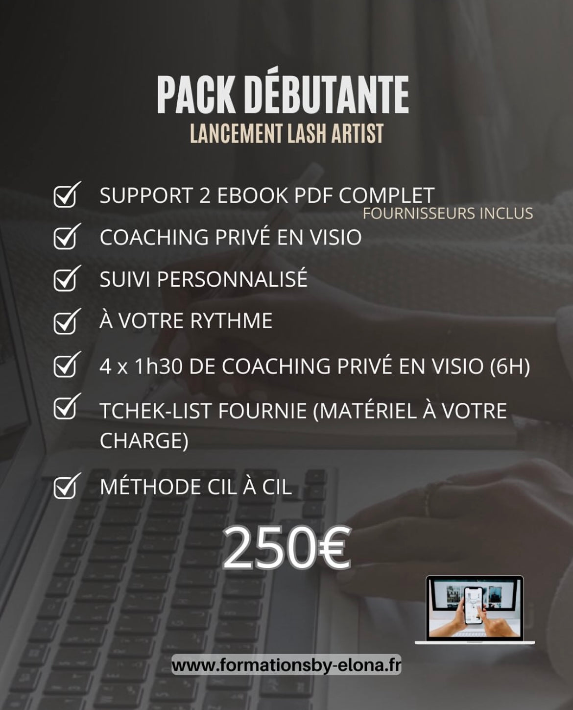 PACK DEBUTANTE - Lancement Extensions de cils