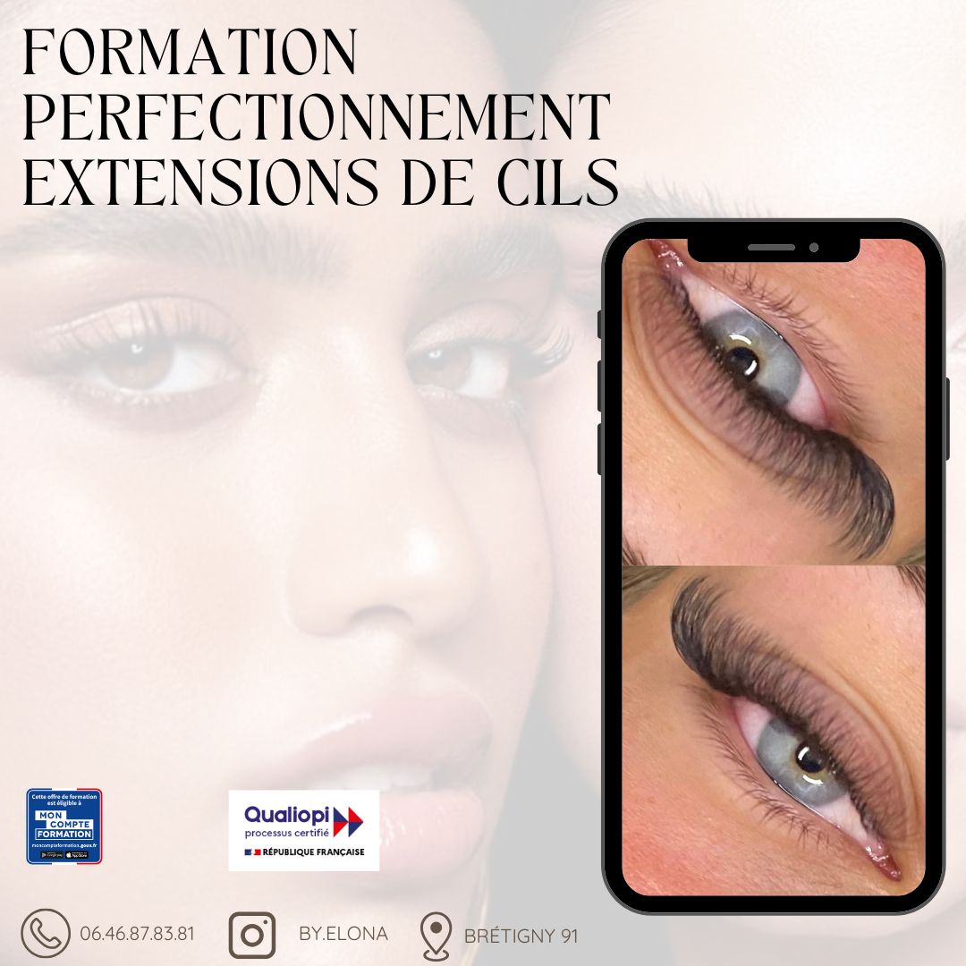 Formation Perfectionnement 1 jour – Extensions de Cils